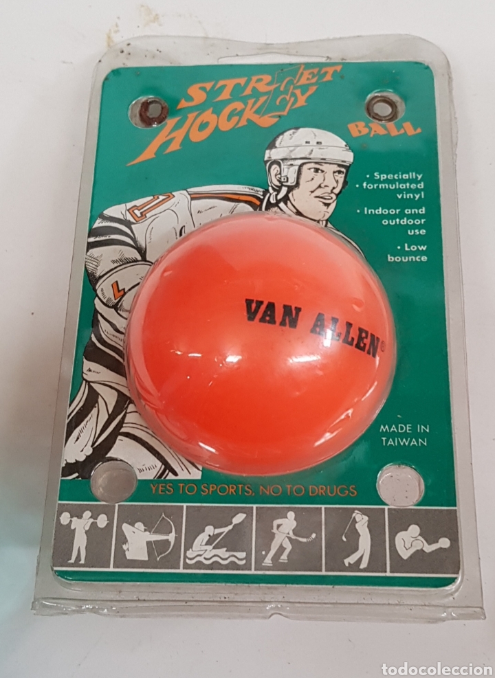 Brinquedos antigos e Jogos de cole&ccedil;&atilde;o: Pelota van allen - street hockey - car184