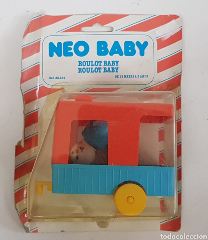 Brinquedos antigos e Jogos de cole&ccedil;&atilde;o: Neo baby - en blister - roulotte baby - car184