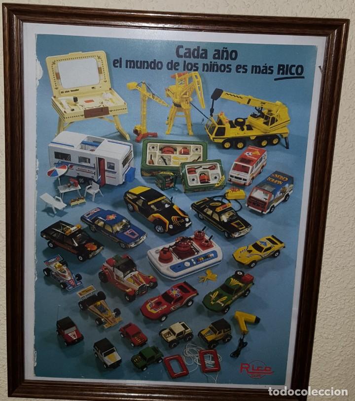 Juguetes antiguos y Juegos de colecci&oacute;n: CATALOGO PUBLICIDAD DE JUGUETES RICO CON MARCO