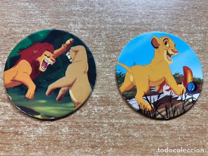Juguetes antiguos y Juegos de colecci&oacute;n: LOTE TAZOS EL REY LEON. PANINI CAPS.