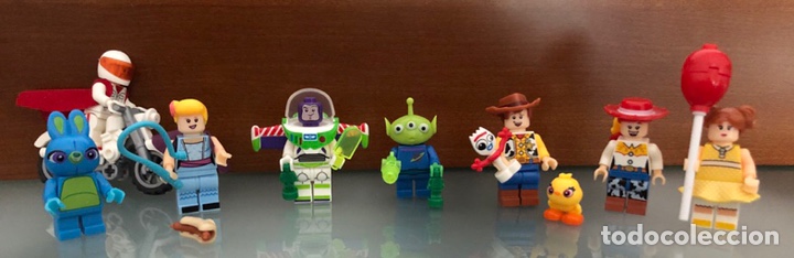 Juguetes antiguos y juegos de colecci&oacute;n: Lote 8 minifiguras con accesorios Toy Story compatible con juegos de construcci&oacute;n populares
