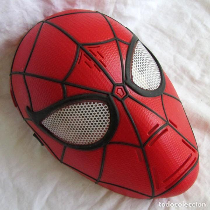 máscara de spiderman eléctrica (3 pilas aaa) ha - Compra venta en  todocoleccion