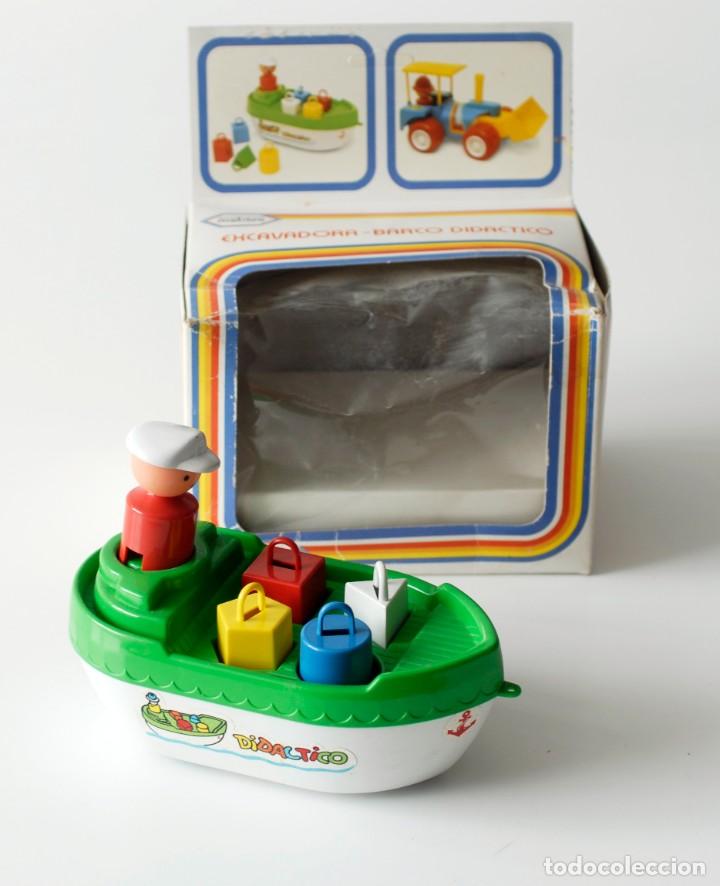 Juguetes antiguos y Juegos de colecci&oacute;n: Juguete Barco did&aacute;ctico Matrisa, Made in Spain. Ref. 20. En su caja original. Sin uso, a estrenar