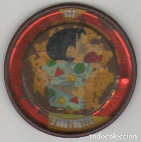 Juguetes antiguos y Juegos de colecci&oacute;n: COLECCI&Oacute;N TAZOS PANRICO BOLLYCAO SHIN CHAN METAL RAPPERS TAZO MET&Aacute;LICO CAPS POGS N&Uacute;MERO 137 ANIME