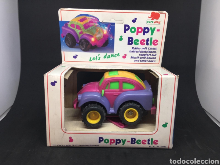 Juguetes antiguos y juegos de colecci&oacute;n: poppy beetle - lest dance - euro play - car192