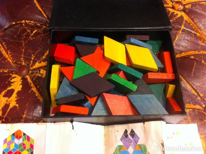 Altes Spielzeug und Spiele: JUEGO, PIEZAS DE MADERA. ROMBORAMA