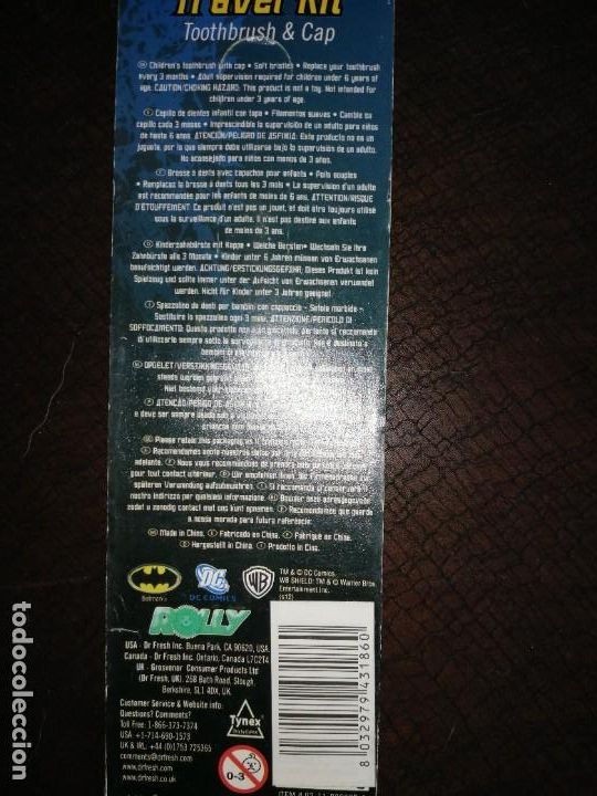Juguetes antiguos y juegos de colecci&oacute;n: Cepillo de dientes de batman - Foto 4