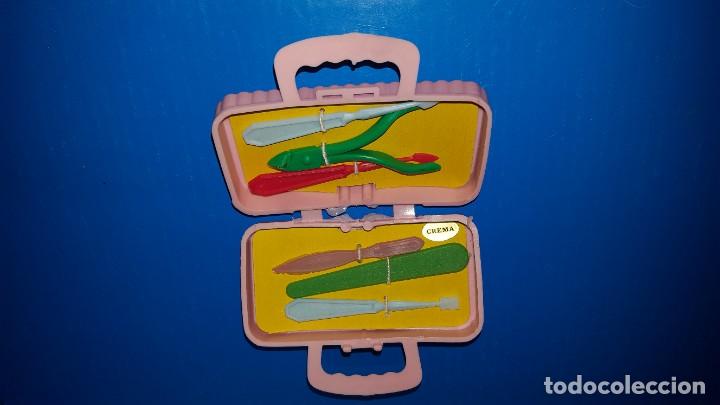 Juguetes antiguos y Juegos de colecci&oacute;n: estuche maletin manicura, tocador de los a&ntilde;os60