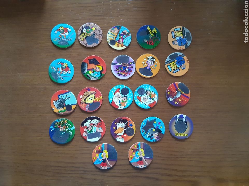 Juguetes antiguos y juegos de colecci&oacute;n: Lote 22 tazos bimbocao
