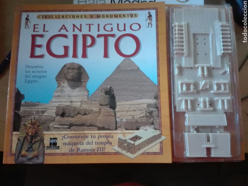 Juguetes antiguos y juegos de colecci&oacute;n: EL ANTIGUO EGIPTO. CON LA MAQUETA DEL TEMPLO DE RAMSES III