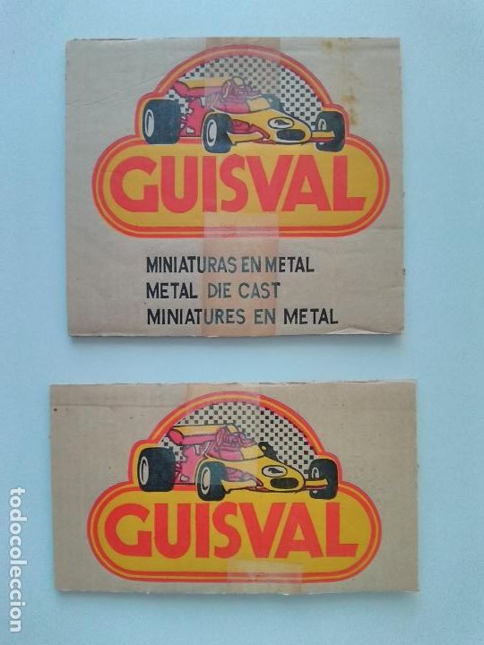 Juguetes antiguos y Juegos de colecci&oacute;n: LOTE 2 CARTONES GUISVAL, ANTIGUOS A&Ntilde;OS 90 - ERICTOYS
