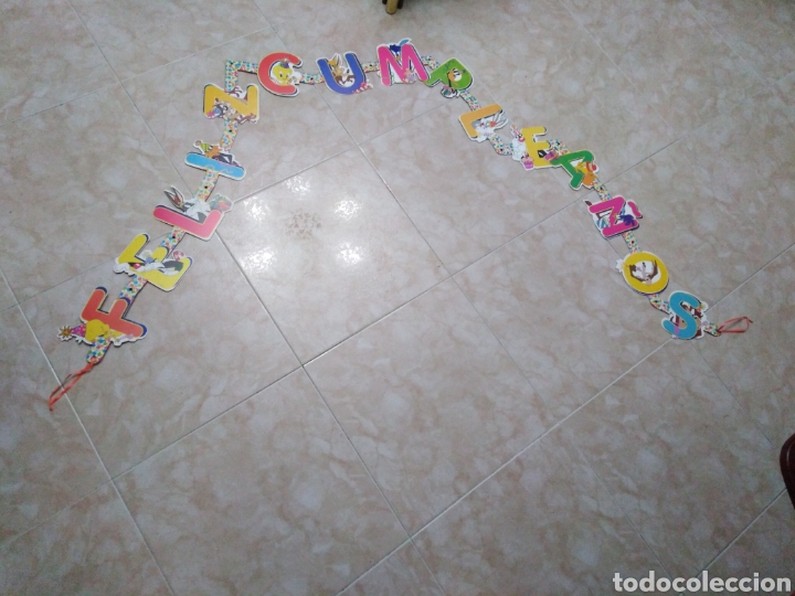 Juguetes antiguos y Juegos de colecci&oacute;n: Lote de cartulinas a color ( feliz cumplea&ntilde;os )