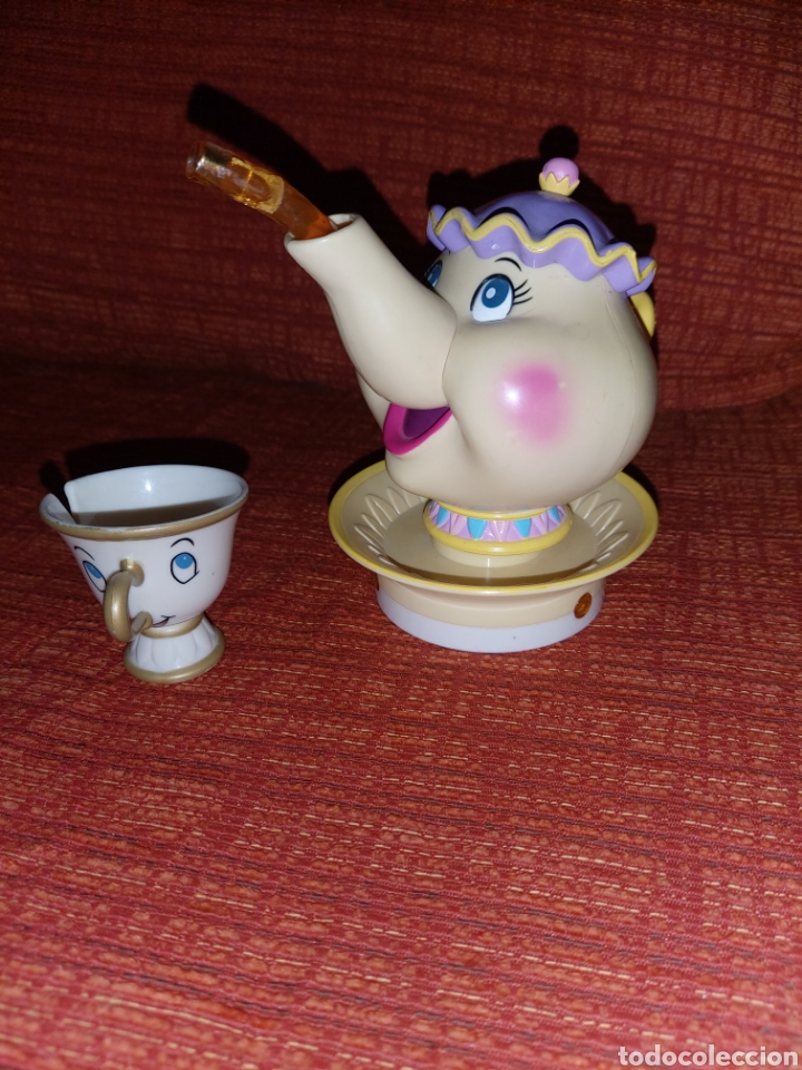 Juguetes antiguos y juegos de colecci&oacute;n: Tetera La Bella y la Bestia se&ntilde;ora Potts y Chip Disney