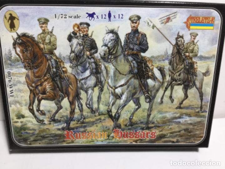 Juguetes antiguos y juegos de colecci&oacute;n: Russian hussars- caja