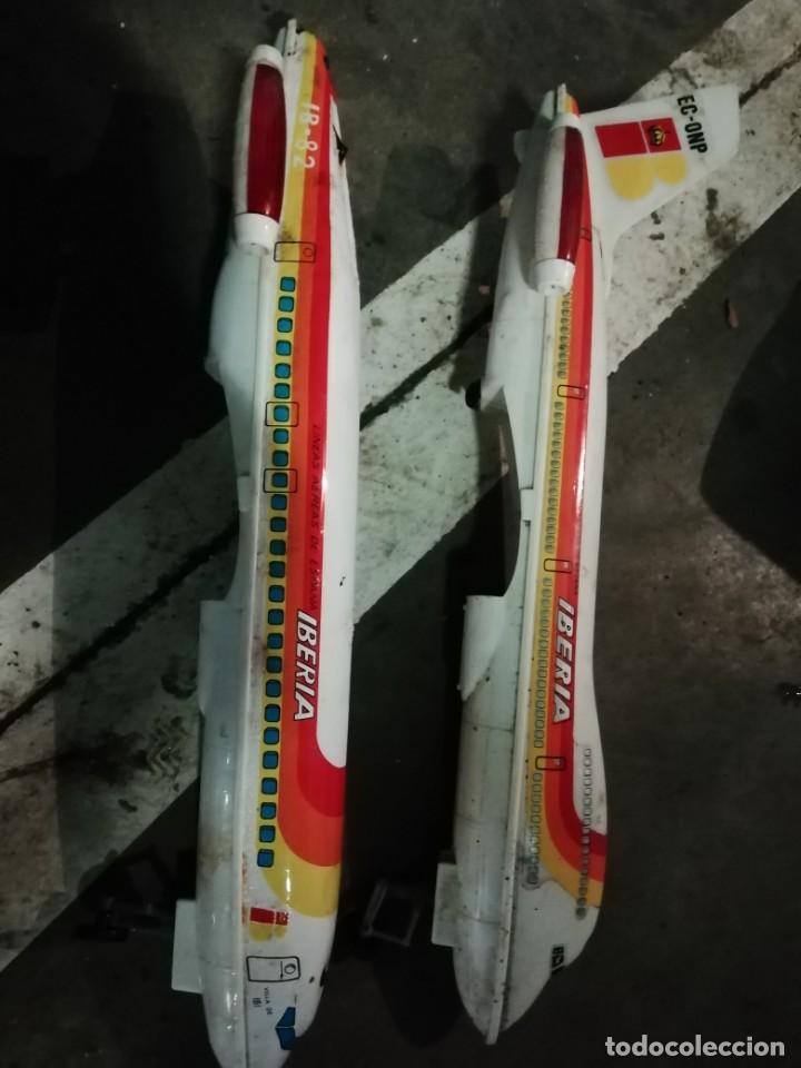 Juguetes antiguos y juegos de colecci&oacute;n: lOTE 2 AVIONES AEROL&Iacute;NEAS IBERIA - Jyesa - Restaurar o despiece