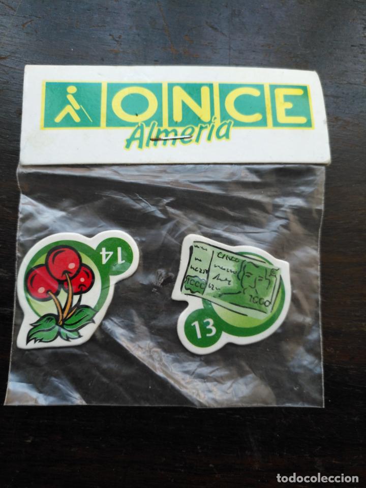 Altes Spielzeug und Spiele: 2 imanes para nevera coleccion organizacion nacional de ciegos espa&ntilde;oles once O.N.C.E VER MAS MODELO
