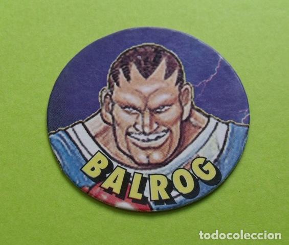 Juguetes antiguos y Juegos de colecci&oacute;n: Tazo n&ordm;34 STREET FIGHTER II - BALROG - Chicles - Vidal Golosinas