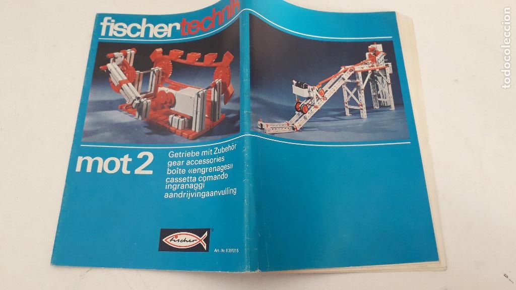 Giocattoli antichi e Giochi di collezione: catalogo fischertechnik mot2, 24x17cm aprox, a&ntilde;os 70/80 aprox