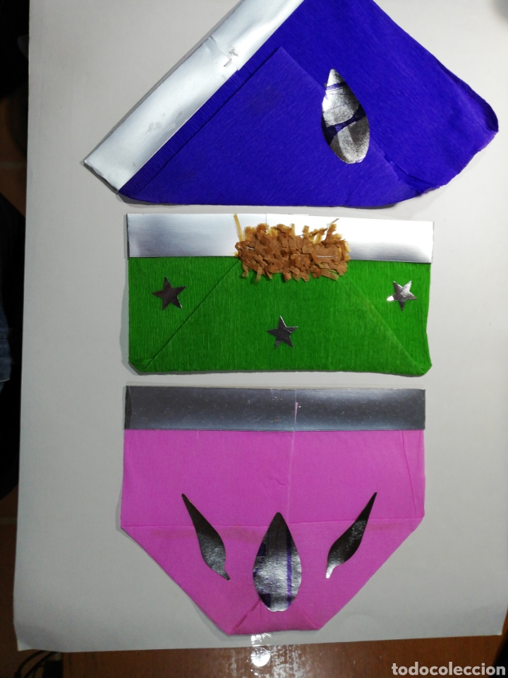 Juguetes antiguos y juegos de colecci&oacute;n: 3 SOMBREROS NI&Ntilde;OS PARA FIESTAS