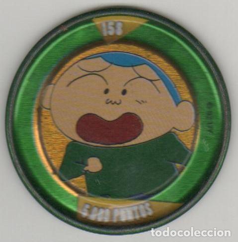 Juguetes antiguos y Juegos de colecci&oacute;n: COLECCI&Oacute;N TAZOS PANRICO BOLLYCAO SHIN CHAN METAL RAPPERS TAZO MET&Aacute;LICO CAPS POGS N&Uacute;MERO 158 ANIME