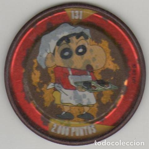 Juguetes antiguos y Juegos de colecci&oacute;n: COLECCI&Oacute;N TAZOS PANRICO BOLLYCAO SHIN CHAN METAL RAPPERS TAZO MET&Aacute;LICO CAPS POGS N&Uacute;MERO 131 ANIME