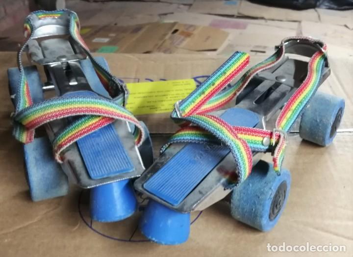 Giocattoli antichi e Giochi di collezione: patines en uso solo falta ponerselos,se adapta a cualquier zapato.