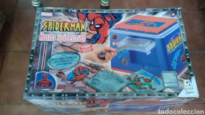 Juguetes antiguos y Juegos de colecci&oacute;n: Horno Spiderman. Marvel 2002. EL GOOMY SE HABR&Aacute; SECADO.