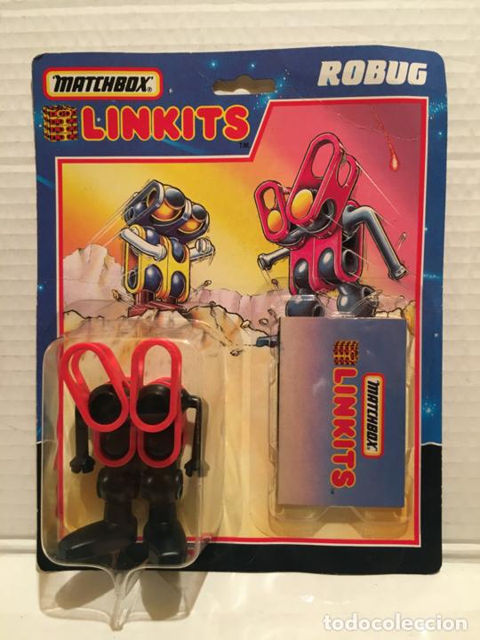 Juguetes antiguos y Juegos de colecci&oacute;n: JUGUETE MATCHBOX LINKITS ROBOT A&Ntilde;OS 80