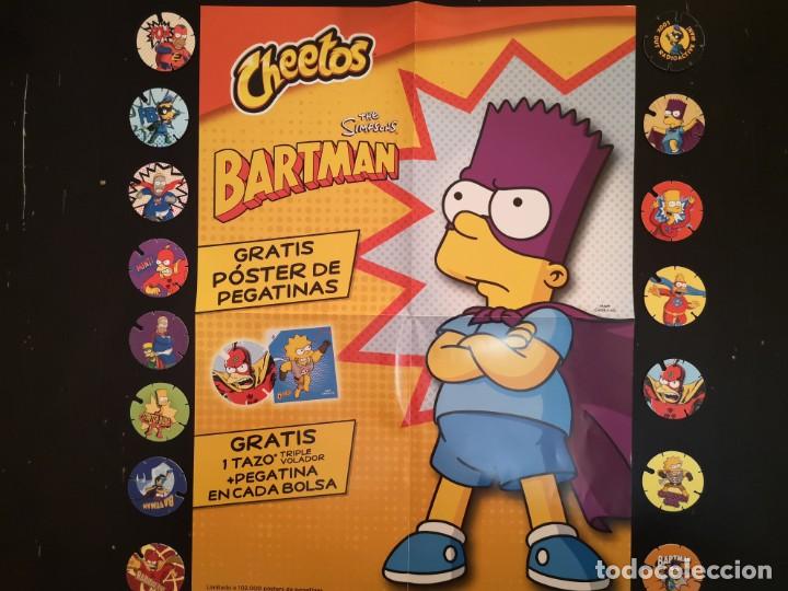 Juguetes antiguos y Juegos de colecci&oacute;n: TAZOS BARTMAN SIMPSONS CHEETOS (2015 MATUTANO) -ELIGE-