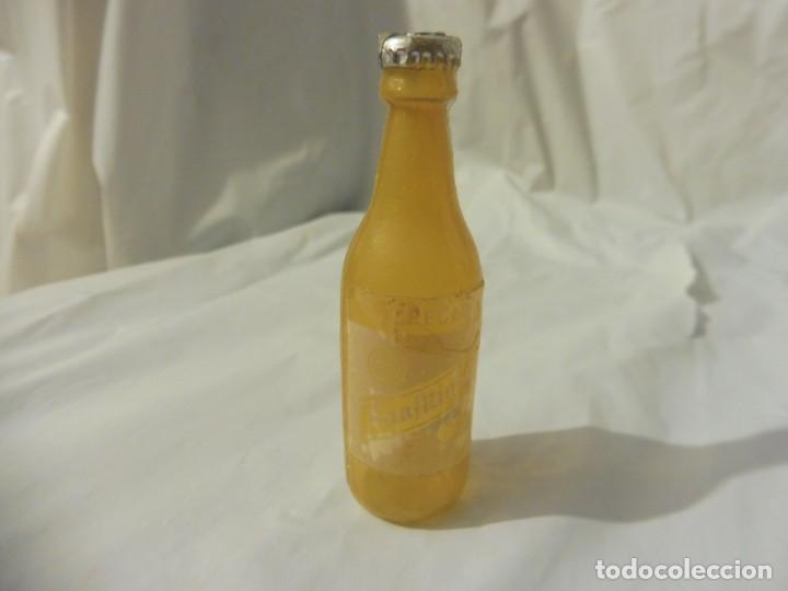 Juguetes antiguos y Juegos de colecci&oacute;n: Juvicsa botella pl&aacute;stico inflado Cerveza San Miguel especial pilsener (supermercado) a&ntilde;os 70 (3)