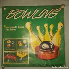 Juguetes antiguos y Juegos de colección: BOWLING- JUEGO DE BOLOS- CANICAS- PUENTES DE TIRO - BOLERA DE BIRLOS- DE ALAM PLASTIC