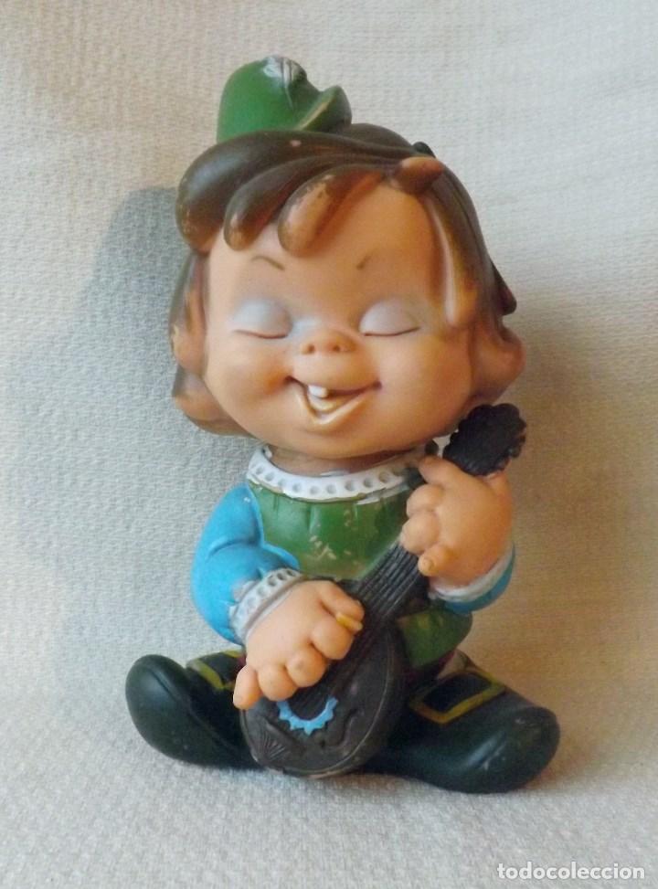 Juguetes antiguos y Juegos de colecci&oacute;n: ANTIGUO MU&Ntilde;ECO DE GOMA TROVADOR B.B. ESPA&Ntilde;A