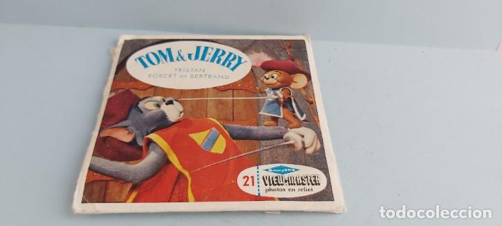 Juguetes antiguos y Juegos de colecci&oacute;n: ANTIGUA PELICULA DE VIEW MASTER TOM JERRY