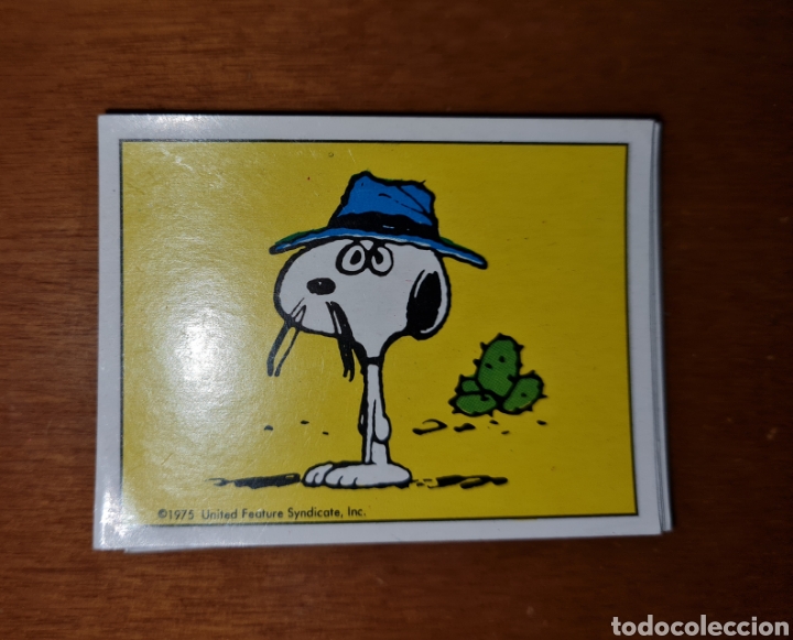 Juguetes antiguos y Juegos de colecci&oacute;n: Cromo pegatina antigua Snoopy 18 sin pegar Panini