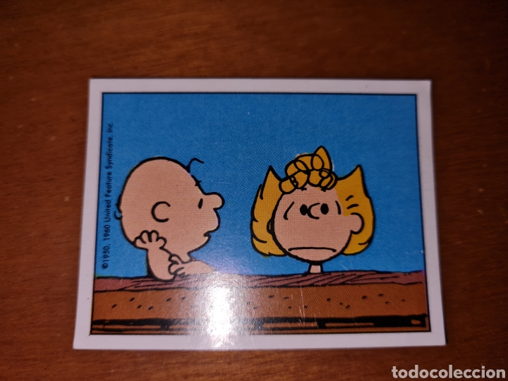 Juguetes antiguos y Juegos de colecci&oacute;n: Cromo pegatina antigua Snoopy 245 sin pegar Panini