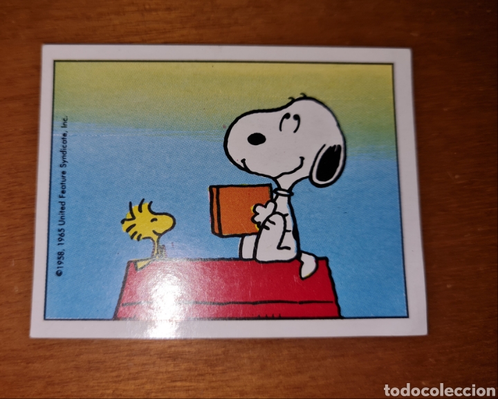 Juguetes antiguos y Juegos de colecci&oacute;n: Cromo pegatina antigua Snoopy 22 sin pegar Panini