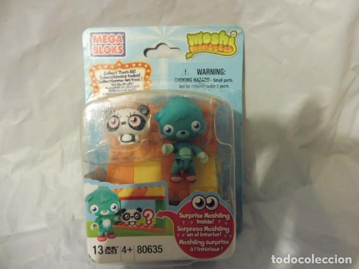 Juguetes antiguos y juegos de colecci&oacute;n: Blister mega bloks megabloks moshi monsters ref. 80635 nuevo 13 piezas construcci&oacute;n
