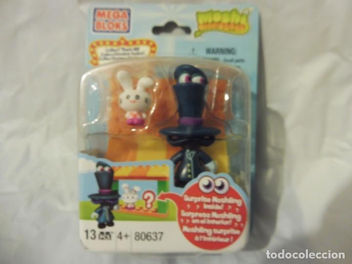 Juguetes antiguos y juegos de colecci&oacute;n: Blister mega bloks megabloks moshi monsters ref. 80637 nuevo construcci&oacute;n 13 piezas