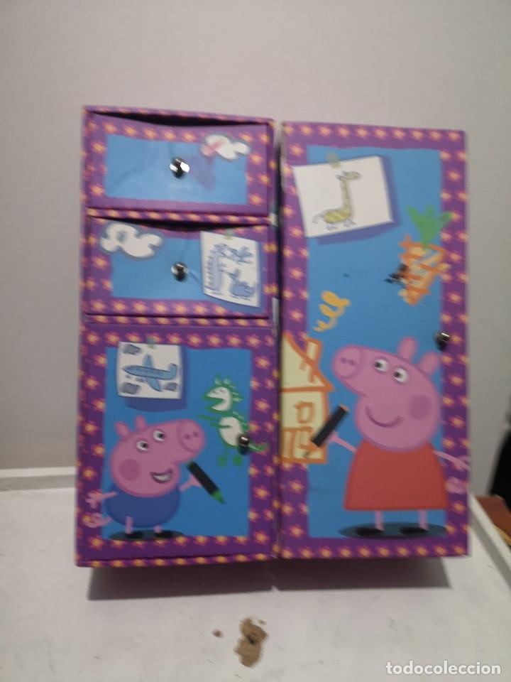 Juguetes antiguos y Juegos de colecci&oacute;n: Cajonera y armario juguete Peppa Pig