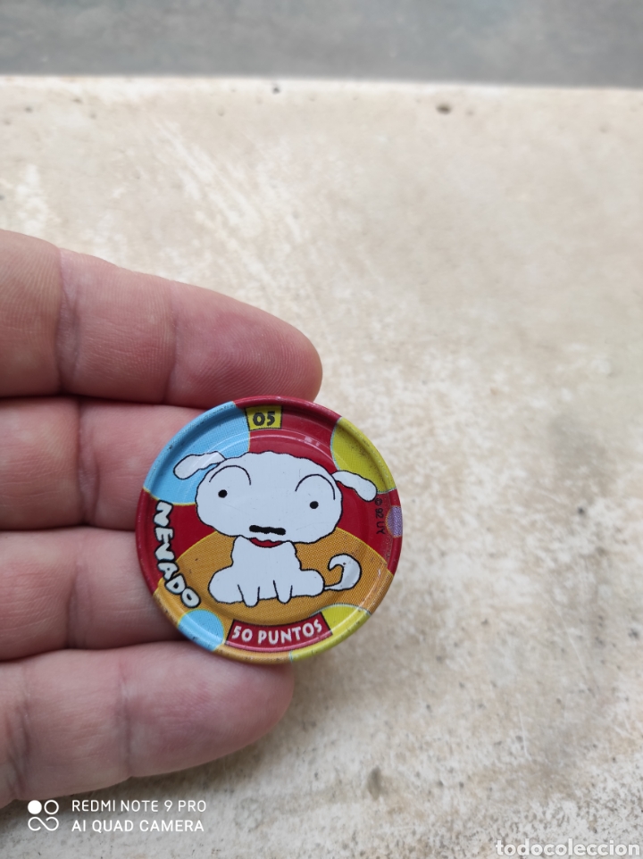 Juguetes antiguos y juegos de colecci&oacute;n: Tazo Metal Rappers - N&deg;5 - Shin Chan - Nevado -