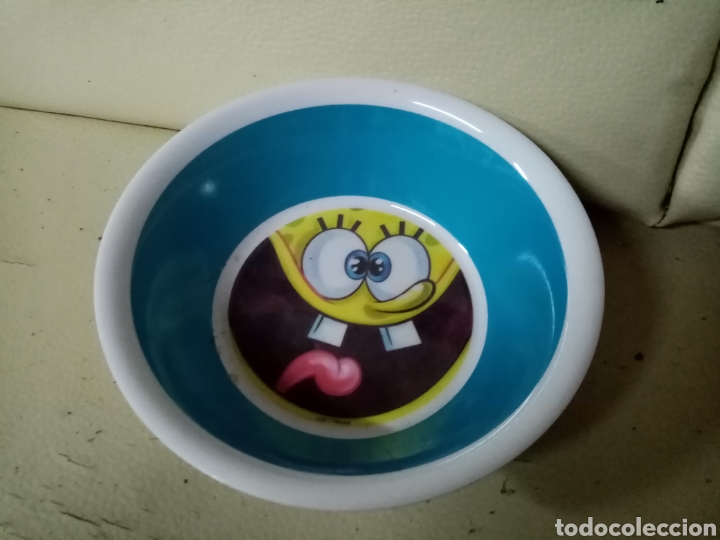 Juguetes antiguos y Juegos de colecci&oacute;n: Vol desayuno cuenco viacom bob esponja 12cm