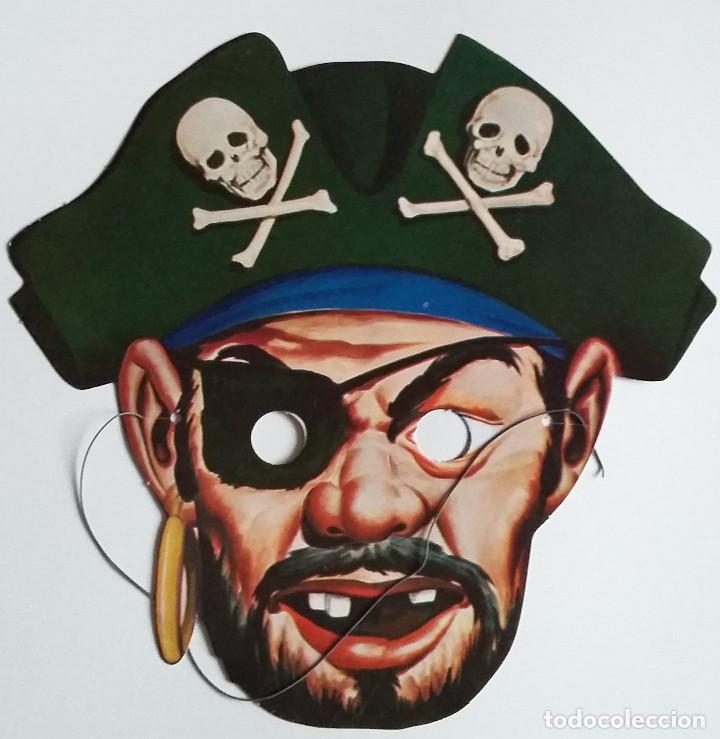 Juguetes antiguos y Juegos de colecci&oacute;n: CARETA de carton. Es antigua (A&Ntilde;OS 70)
