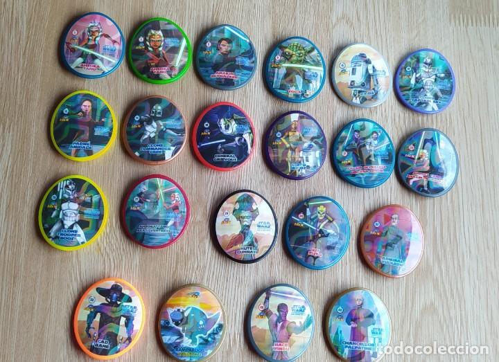 Juguetes antiguos y Juegos de colecci&oacute;n: LOTE TAZOS BLIX STAR WARS