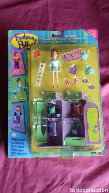 Juguetes antiguos y Juegos de colecci&oacute;n: Fashion Polly. Lila armario ropero. Mattel 1999.