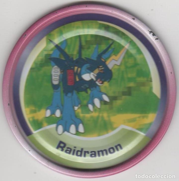 Juguetes antiguos y juegos de colecci&oacute;n: COLECCI&Oacute;N TAZOS MAGIC BOX INT. DIGIMON DIGITAL MONSTER RAPPERS TAZO METAL CAPS POGS 32 RAIDRAMON