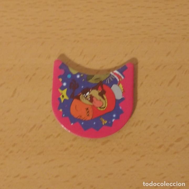 Juguetes antiguos y Juegos de colecci&oacute;n: Tazo Loki tron n&ordm; 27. Looney tunes. Demonio de Tasmania. Matutano. Warner Bros 1996.