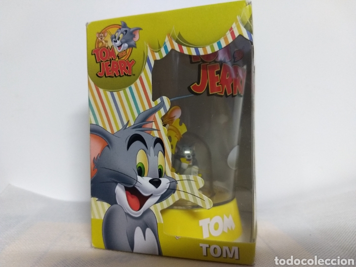 Juguetes antiguos y Juegos de colecci&oacute;n: M69 Vaso de Tom y Jerry de Jerry en amarillo. Nuevo. Nunca usado. Regalo Premium.