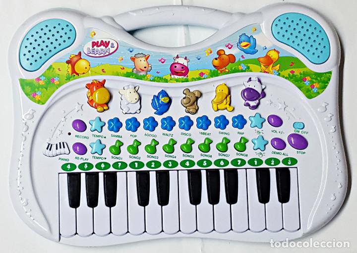 Juguetes antiguos y juegos de colecci&oacute;n: Piano-organo infanti PLAY&LEARN