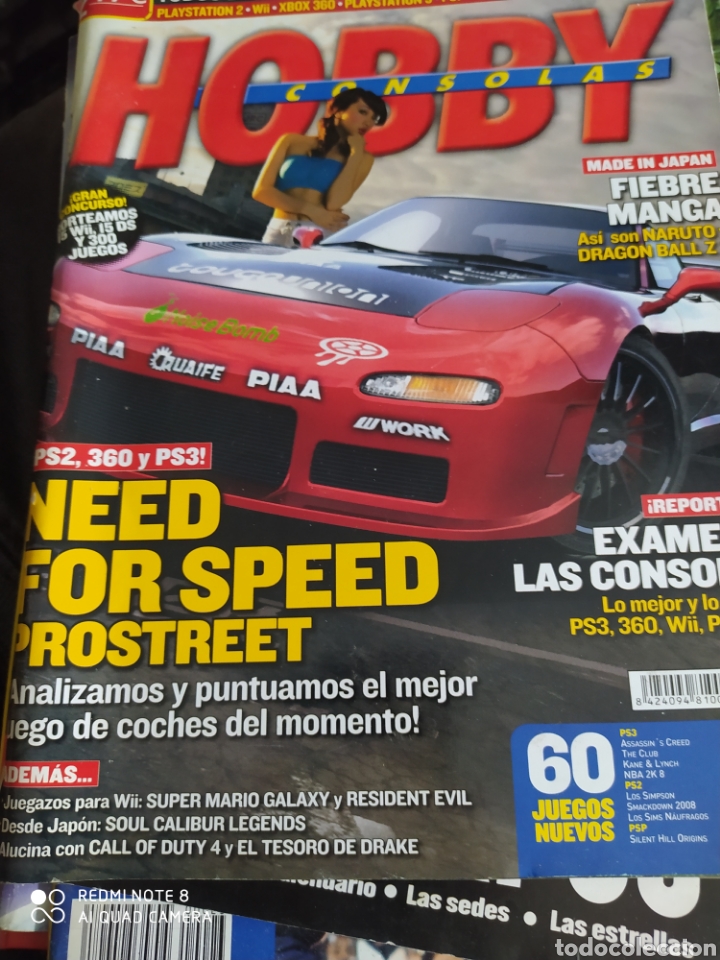 Juguetes antiguos y Juegos de colecci&oacute;n: REVISTA VIDEOJUEGOS HOBBY CONSOLAS NEED FOR SPEED, SUPER MARIO,ETC armario madera