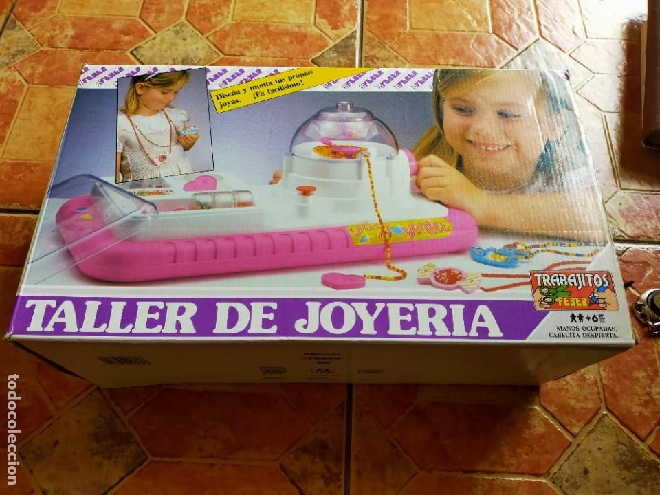 Juguetes antiguos y juegos de colecci&oacute;n: Antiguo juego Taller de Joyer&iacute;a trabajitos Feber